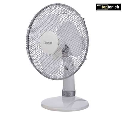 Immagine di Ventilatore da tavolo VT422 bianco/argento Ø 40cm.