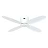 Immagine di Ventilatore da soffitto a risparmio energetico Eco Plano II 112 WE-WE, con telecomando e 6 velocità. Controllo 0-10V. Particolarmente piatto per soffitti bassi. (Casafan)