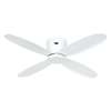 Immagine di Ventilatore da soffitto a risparmio energetico Eco Plano II 112 WE-WE, con telecomando e 6 velocità. Controllo 0-10V. Particolarmente piatto per soffitti bassi. (Casafan)