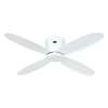 Bild von Energiespar Deckenventilator Eco Plano II 112 WE-WE  mit Fernbedienung und 6 Stufen. Extraflach für niedere Decken. WiFi. (Casafan)