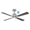 Immagine di Ventilatore da soffitto a risparmio energetico Eco Concept Ø 132 BN-NB/KI. WiFi. (Casafan)