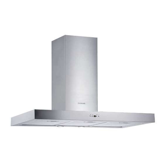 Immagine di Cappa di parete Vera 90 cm. acciaio al cromo 230V/50Hz.