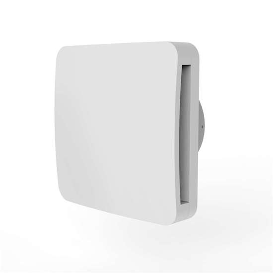 Bild von Bad/WC Ventilator ALBA 150 HT (O. Erre) mit Rückschlagklappe, Hygrostat und Nachlauf.