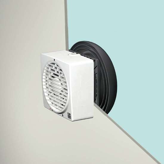 Immagine di Kit torretta/schermo antivento TE 150. (Vortice)