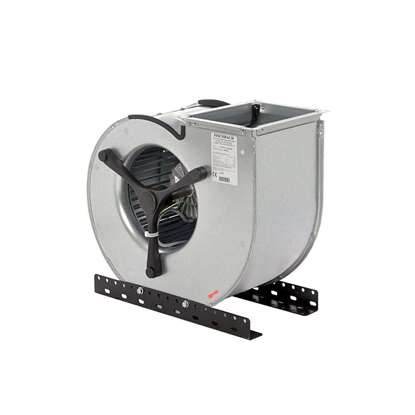 Image de Ventilateur radiaux 230V, CE5-670/E 15, aspiration d'un côté. Côté d'aspiration à gauche. Avec des pales recourbées en avant. (Fischbach)