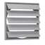 Bild von Kunststoff-Verschlussklappe RK 35 WSK 397x397mm für Ventilator Ø 360mm Hellgrau.