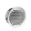 Image de Grille de ventilation SG 160 en aluminium enfichable. Grille extérieure avec moustiquaire.