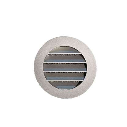 Bild von Wetterschutzgitter S-AV Ø innen 96mm Ø aussen 128mm alu mit Insektenschutzgitter.