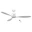 Immagine di Ventilatore da soffitto Aeroplan Eco WE-WE, bianco Ø 132cm, con telecomando. Colore eliche bianco. (Casafan)