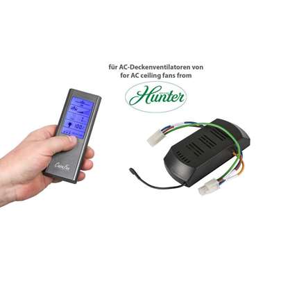 Bild von Fernbedienung FB-FNK LCD Touch (dimmbar). Für AC-Deckenventilatoren von Hunter.
