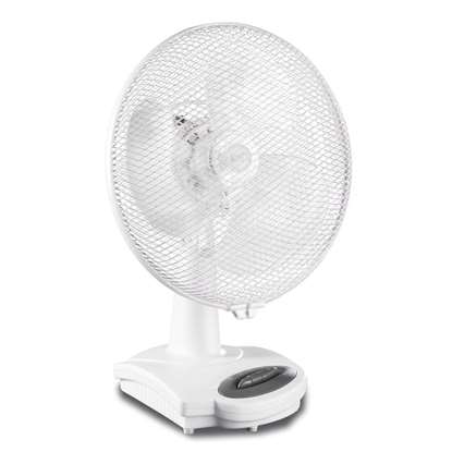 Image de Ventilateur de table Greyhound Safeline TV 36-SL WE, blanc, diamètre hélice 30 cm. 3 vitesses. Convient également pour un usage commercial.