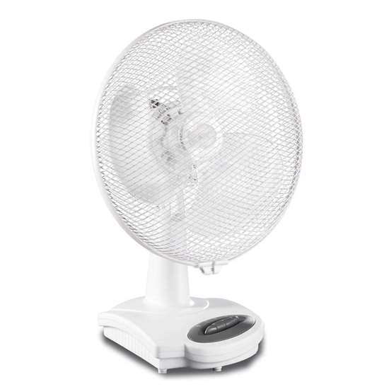 Image sur Ventilateur de table Greyhound Safeline TV 36-SL WE, blanc, diamètre hélice 30 cm. 3 vitesses. Convient également pour un usage commercial.
