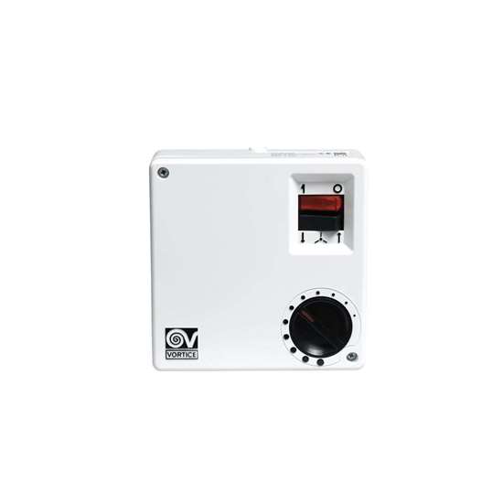 Immagine di Regolatore variabile SCRR/M (Max. 450 W). Per max. 6 ventilatori da soffitto senza luce. AP La velocità minima deve essere impostata nell'unità di controllo.