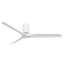 Image de Ventilateur de plafond Londo WE, Ø 132cm.  (6 vitesses) - Marque: Lucci Air - Boîtier: blanc, 3 hélices en blanc - Diamètre: 132cm, Moteur 35 W, Mode été/hiver - Beacon Lighting.
