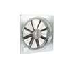Bild von Axial Ventilator Fischbach 230V, AW 315 / E15 (quadratischer Wandring) mit Schutzgitter.