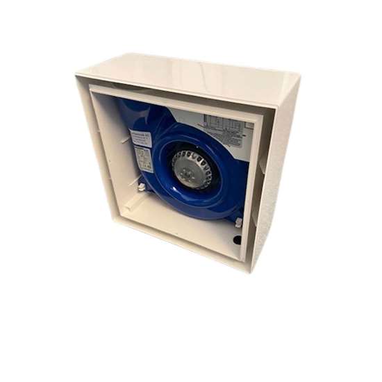 Bild von Aufputzventilator Wernig Silent Eco A 60 ohne Nachlauf, Abluftstutzen hinten. (Ersatz zu SXA 60)