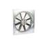 Image de Ventilateur axial Fischbach 230V, AW 420 / E15 (anneau mural carré) avec grille de protection.