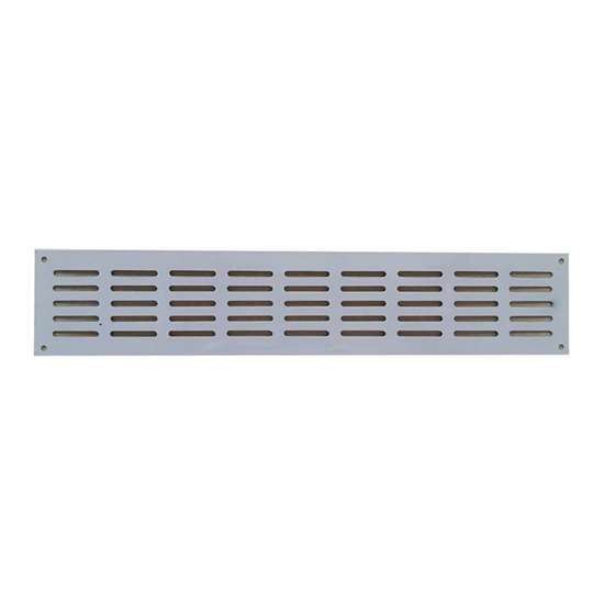 Immagine di Lochbleche 382 380x75mm RAL9010 weiss