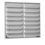 Immagine di Valvola di chiusura in plastica RK 65 WSK 696x696mm per ventilatore Ø 655mm grigia chiara.