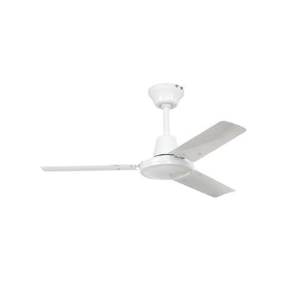 Immagine di Ventilatore da soffitto Tristar 92 WE, bianco Ø 90cm. Telecomando o regolatore murale ordinare separatamente. (Casafan)