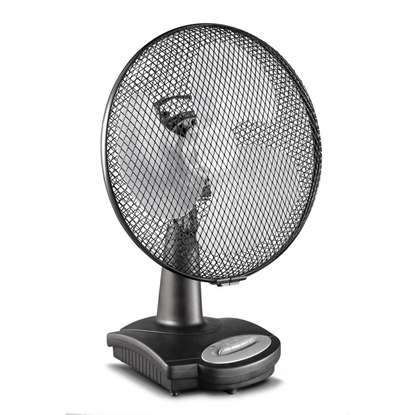 Image de Ventilateur de table Greyhound Safeline TV 36-SL AZ, anthracite, diamètre hélice 30 cm. 3 vitesses. Convient également pour un usage commercial.