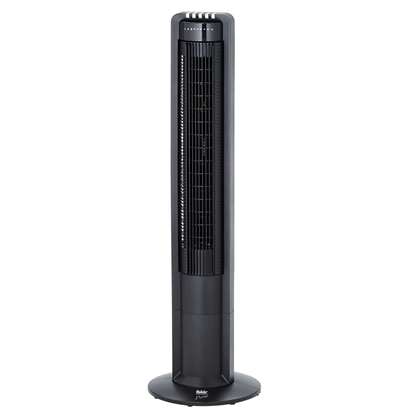 Bild von Turmventilator Prestige TV 18 Schwarz mit Fernbedienung.