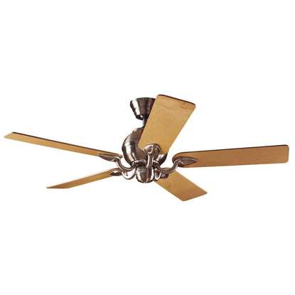 Immagine di Ventilatore da soffitto Salinas nichel spazzolato Ø 132cm.