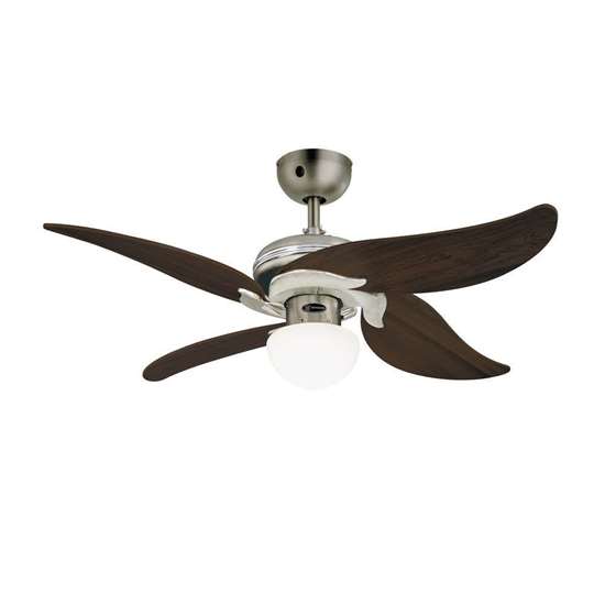 Bild von Deckenventilator Jasmine, Ø 105cm, mit Fernbedienung. Zinn/Chrom (Westinghouse)