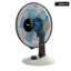 Image de Ventilateur de table VT355 Silente noir/bleu Ø 30cm.