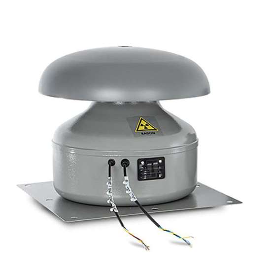 Immagine di Torrette, CA-RM 200 RF ES, 230V. Scarico d'uscita orizzontale. Velocità  controllabile. Per l'estrazione del radon. (Vortice).