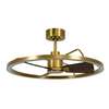 Bild von Deckenventilator Cessna mit Fernbedienung (6 Stufen) - Marke: Lucci Air - Gehäuse: Antique  Bronze, 3 Flügel - Durchmesser: 70cm, Motor 30W - Mit LED Deckenleuchte,  Farbwechselfunktion, 3000, 4000, 5000K