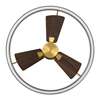 Bild von Deckenventilator Cessna mit Fernbedienung (6 Stufen) - Marke: Lucci Air - Gehäuse: Antique  Bronze, 3 Flügel - Durchmesser: 70cm, Motor 30W - Mit LED Deckenleuchte,  Farbwechselfunktion, 3000, 4000, 5000K