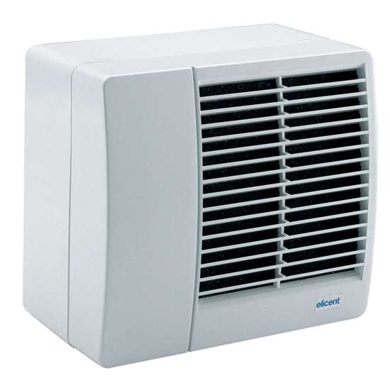 Immagine di Ventilatore Radia 80-T con temporizzatore per la ventilazione di bagni/WC e cucine (monotubulare), con valvola automatica.