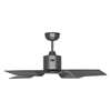 Bild von Deckenventilator Eco Ventos BG-BG, Basaltgrau, Ø 102cm, mit Fernbedienung. Flügelfarbe Kunststoff basaltgrau. WiFi. Outdoor (Casafan)