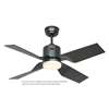 Bild von Deckenventilator Eco Ventos BG-BG, Basaltgrau, Ø 102cm, mit Fernbedienung. Flügelfarbe Kunststoff basaltgrau. WiFi. Outdoor (Casafan)