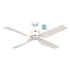 Image sur Ventilateur de plafond Eco Ventos WE-WE, laque blanc, Ø 132 cm, avec télécommande. Couleur d'hélices plastique blanc. WiFi. Outdoor (Casafan)