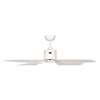 Image sur Ventilateur de plafond Eco Ventos WE-WE, laque blanc, Ø 132 cm, avec télécommande. Couleur d'hélices plastique blanc. WiFi. Outdoor (Casafan)
