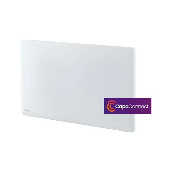 Image sur Convecteur mural DTD 4R 07, 750 W, avec régulation électronique. Montage mural.  Commande intelligente via application.  Grâce à la connectivité Wi-Fi intégrée,  application Capa Connect. (Dimplex)