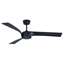 Immagine di Ventilatore da soffitto Line Black con telecomando (6 velocità) Marca: Lucci Air -  Cassa: nero, 3 eliche -  Diametro: 132cm, con lampadina LED inclusa. 