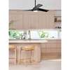 Bild von Deckenventilator Line Black mit Fernbedienung (6 Stufen) Marke: Lucci Air - Gehäuse: Schwarz,  3 Flügel - Durchmesser: 132cm, inkl. LED Leuchtmittel. 