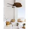 Bild von Deckenventilator Airfusion Bali Ø 132cm mit Fernbedienung (6 Stufen) - Marke: Lucci air - Gehäuse: Oil Rubbed Bronze, 5 Flügel in robustem Kunststoff in der Optik eines tropischen Pflanzenblatts - DC-Motor 42W - Sommer/Winter Modus - Beacon Lighting.