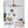 Image sur Ventilateur de plafond Lousville avec télécommande (6 vitesses) Marque: Lucci  Air - Boîtier: Oil Rubbed Bronze, 5 hélices -  Diamètre: 157cm, avec ampoule LED incluse. 
