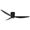 Image sur Ventilateur de plafond Array Black avec télécommande (6 vitesses) Marque: Lucci  Air - Boîtier: noir, 3 hélices -  Diamètre: 137cm, avec ampoule LED incluse. 