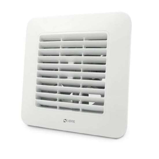 Immagine di Ventilatore di bagno UNICO 8/3" T Bocchettone Ø75mm, con temporizzatore. (O.Erre)