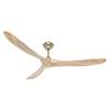 Image sur Ventilateur de plafond Eco Genuino 180 MG-NT, laiton brossé, Ø 180cm, avec télécommande . Couleur d'hélices nature. (Casafan)