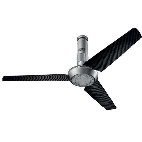 Immagine di Nordik Air Design 140-29 Titanium Ø 140 cm. (Vortice). Distanza tra il soffitto e la parte inferiore della lampada 54.50 cm.