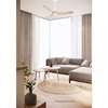 Immagine di Ventilatore da soffitto Eco Genuino 122 MW-NT,  Laccato bianco opaco Ø 122cm, con telecomando. Colore eliche laccato bianco opaco. (Casafan)