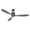 Immagine di Ventilatore da soffitto Aeroplan Eco BZ-NB,  bronzo, Ø 132cm, con telecomando. Colore eliche noce. (Casafan)