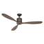 Bild von Deckenventilator Aeroplan Eco BZ-NB,  Bronze, Ø 132cm, mit Fernbedienung. Flügelfarbe Nussbaum. (Casafan)
