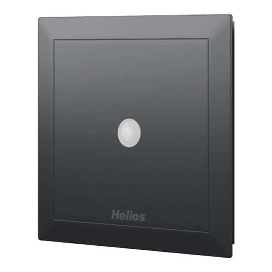Immagine di Facciata per MiniVent M1/100 P nero. (Helios)
